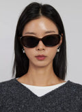 Jewel Slim Oval Fashion Okulary przeciwsłoneczne IJ508