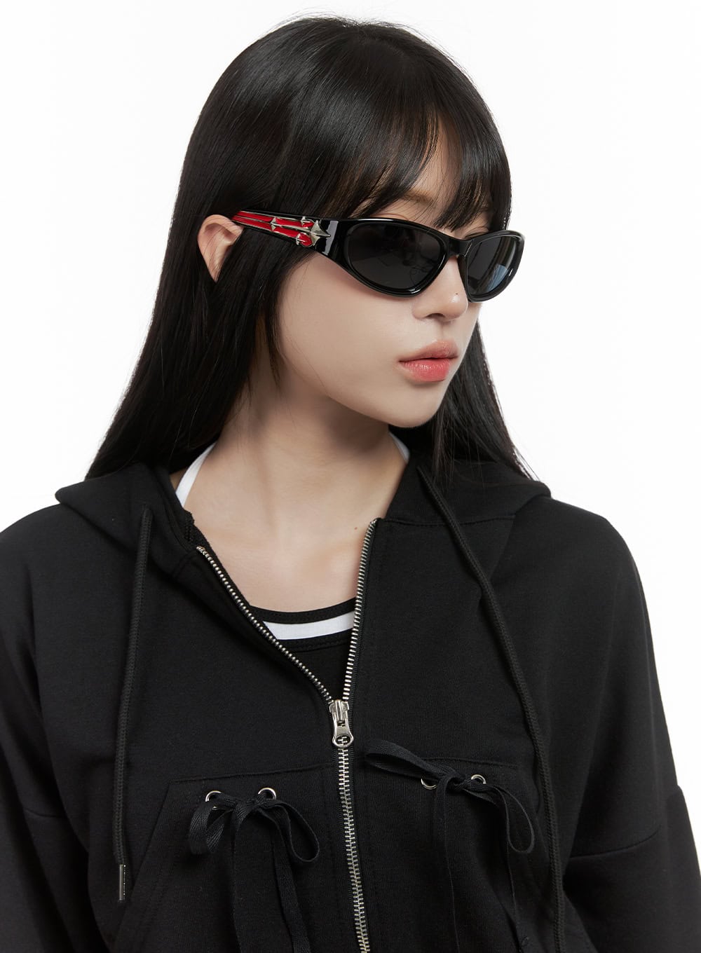 Stylowe okulary przeciwsłoneczne Cat-Eye CS419