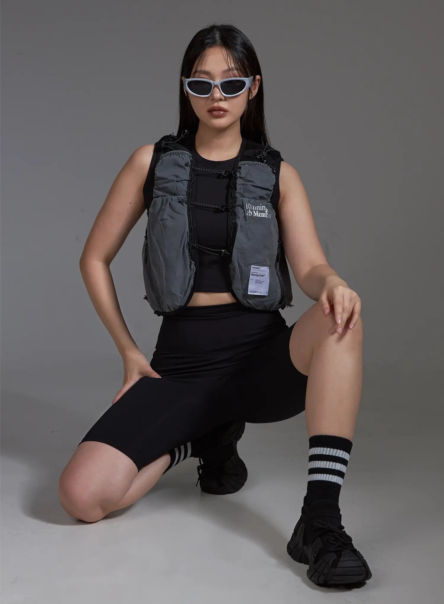 Futurystyczne Eleganckie Okulary Przeciwsłoneczne IO517
