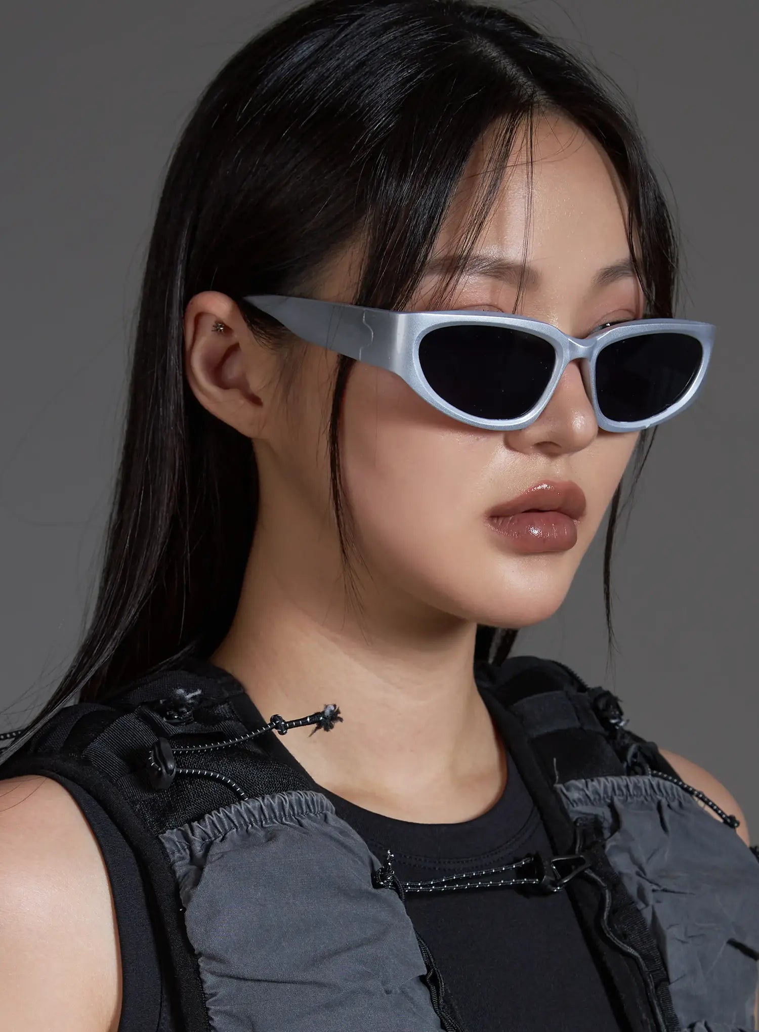 Futurystyczne Eleganckie Okulary Przeciwsłoneczne IO517