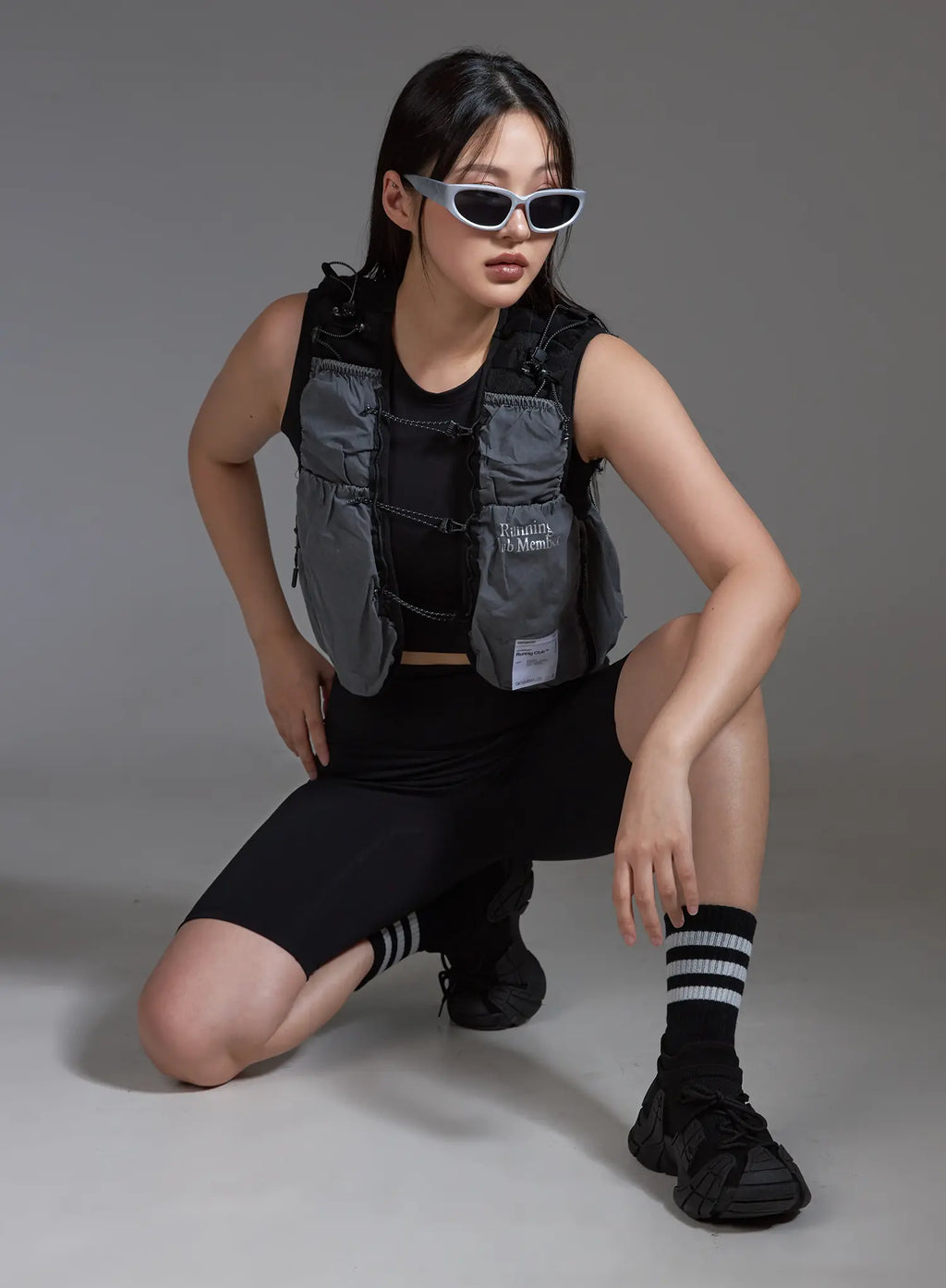 Futurystyczne Eleganckie Okulary Przeciwsłoneczne IO517