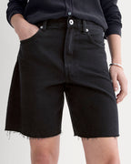 Spodnie OG Baggy Jean Short | Prane Czarne