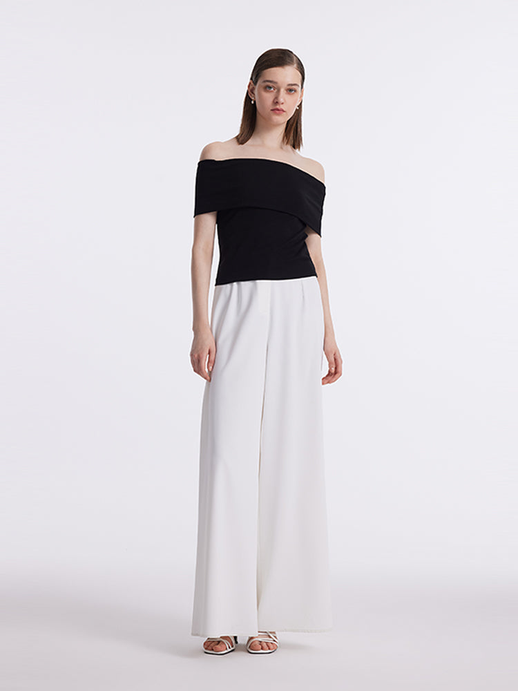 Slim Off Shoulder Women Top