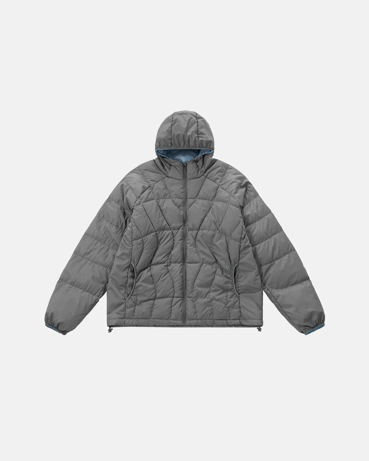Streetwear Ultra-Lekka Kurtka Puchowa z Kapturem
