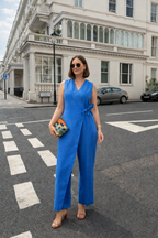 Kombinezon z dekoltem w serek | V-Neck Jumpsuit