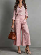 Rosa | Komplet Capri Koszula i Szorty