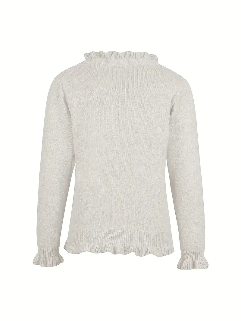 Hanifa – Elegancki Sweter z Guzikami