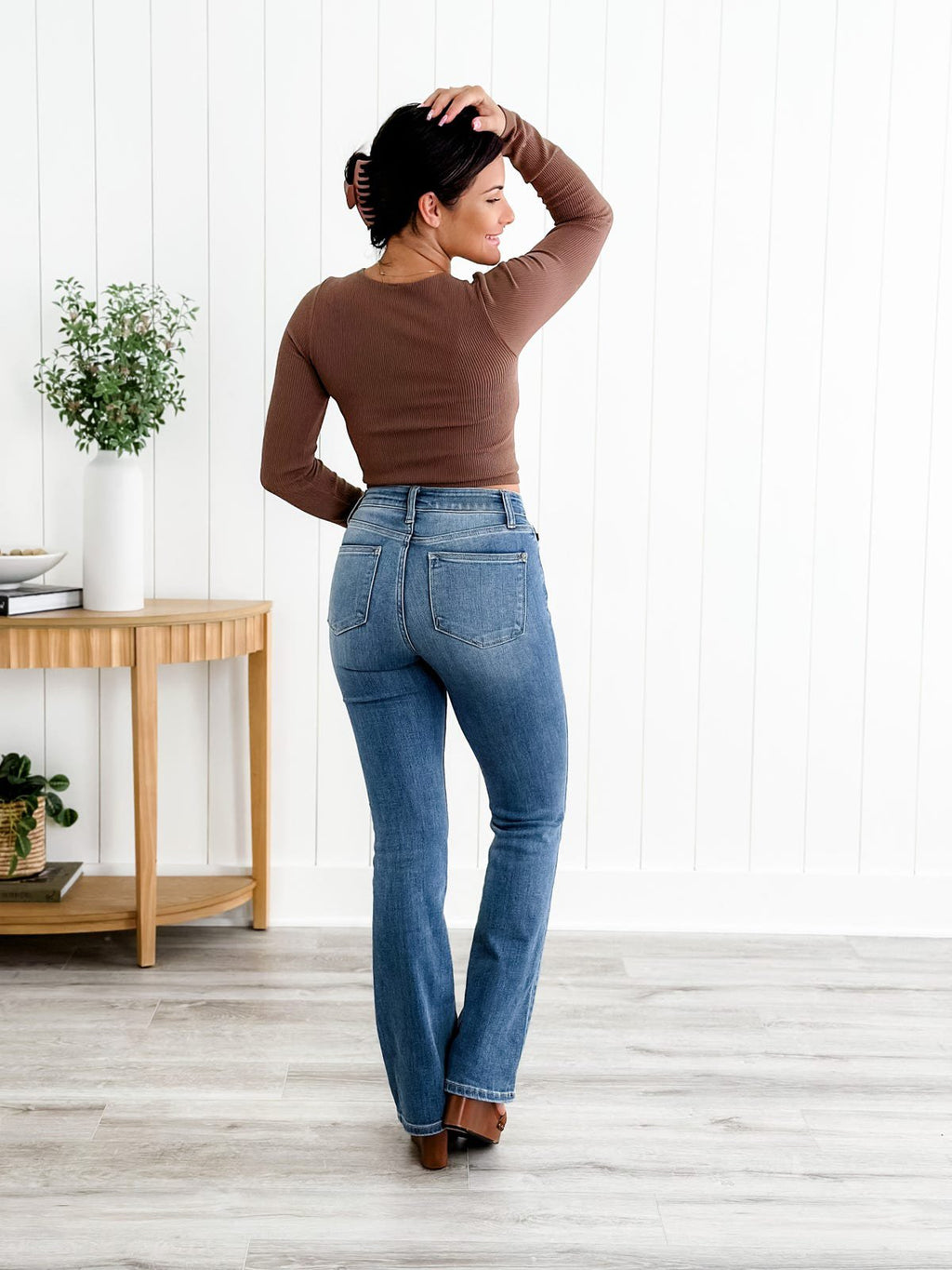 Jennie | Jeans Bootcut z kontrolą brzucha