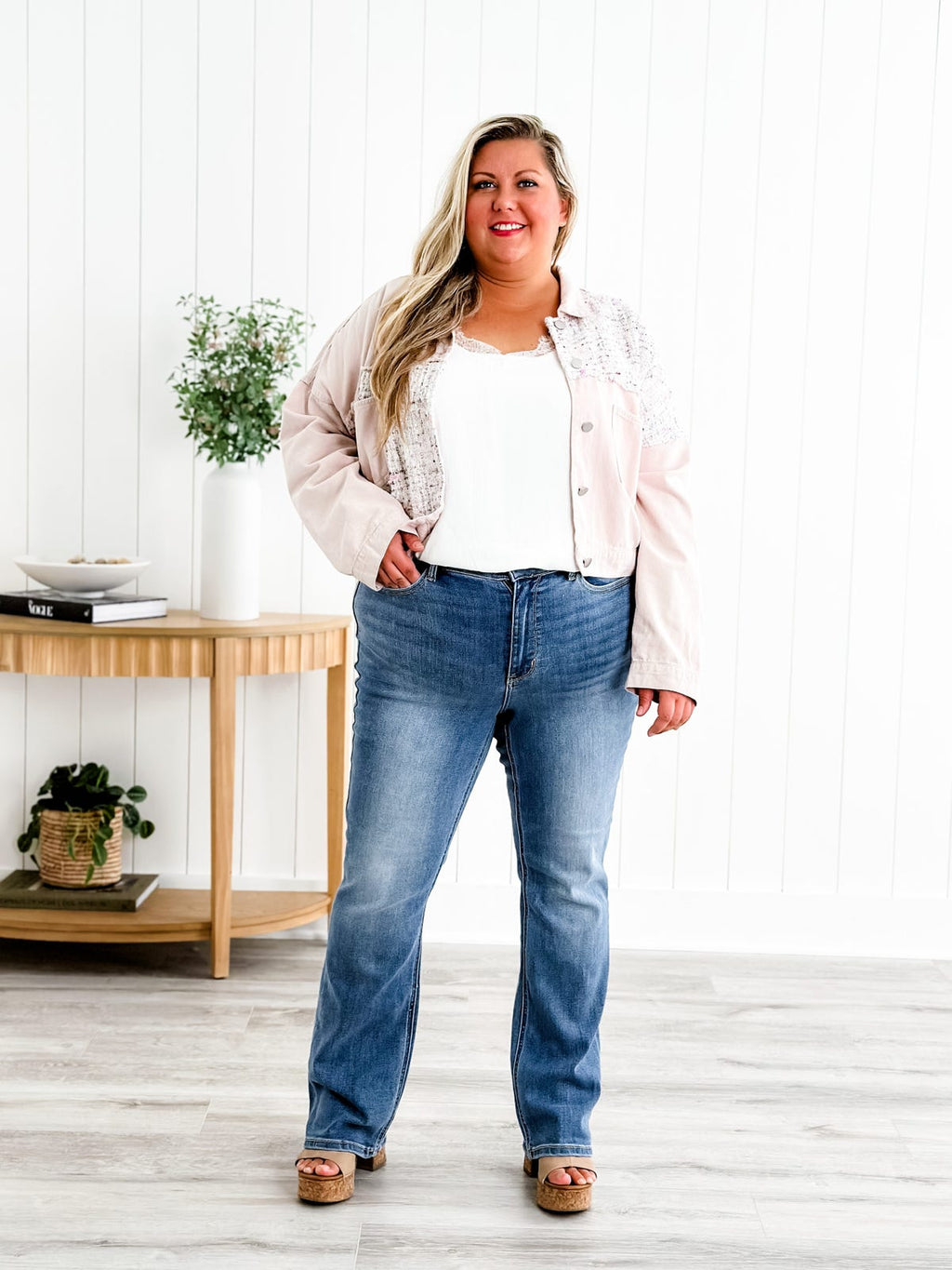 Jennie | Jeans Bootcut z kontrolą brzucha
