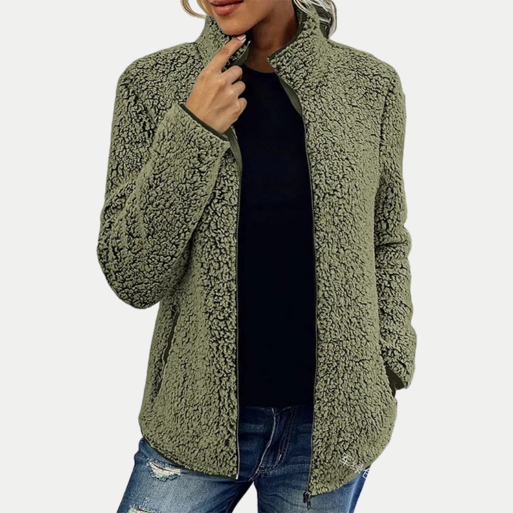 Elvira™ Elegancka Fleecejacka
