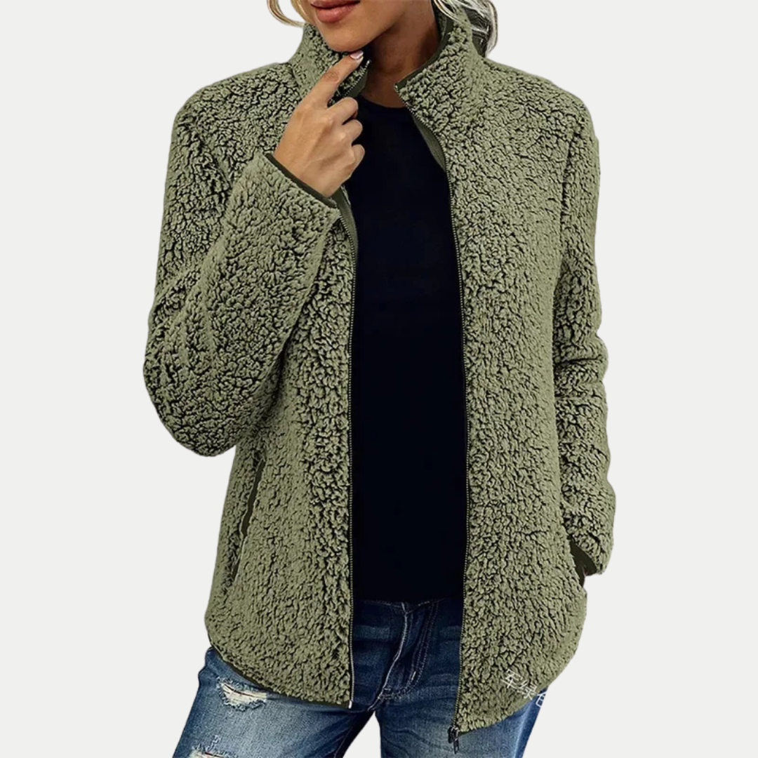 Elvira™ Elegancka Fleecejacka