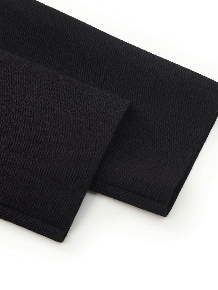 Damski sweter blazer z rozciągliwym kołnierzem
