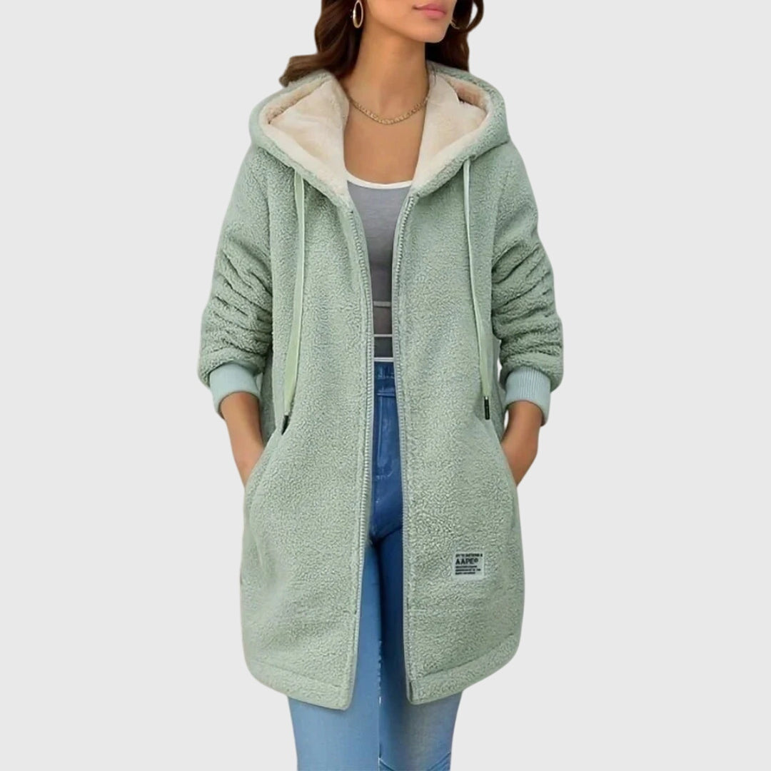 Birgitta™ Kurtka Fleece z Stylem i Ciepłem