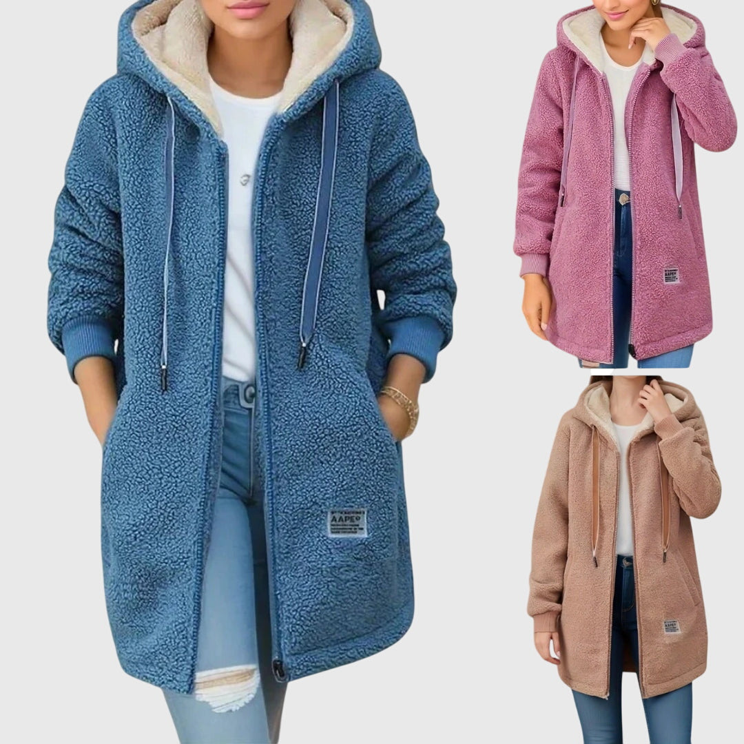Birgitta™ Kurtka Fleece z Stylem i Ciepłem