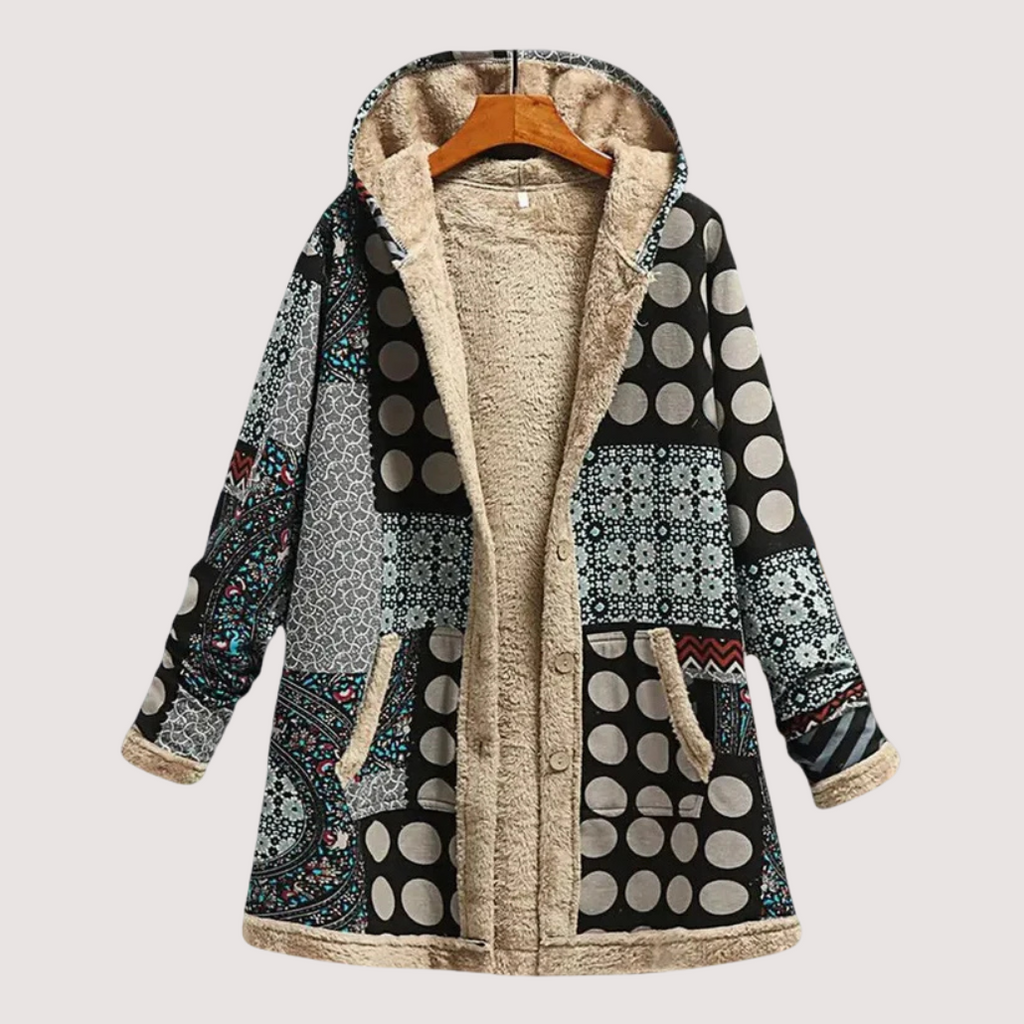 Kamelia | Ciepła, ocieplana kurtka zimowa – Wygodna i odporna na warunki atmosferyczne
