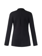 Damski sweter blazer z rozciągliwym kołnierzem