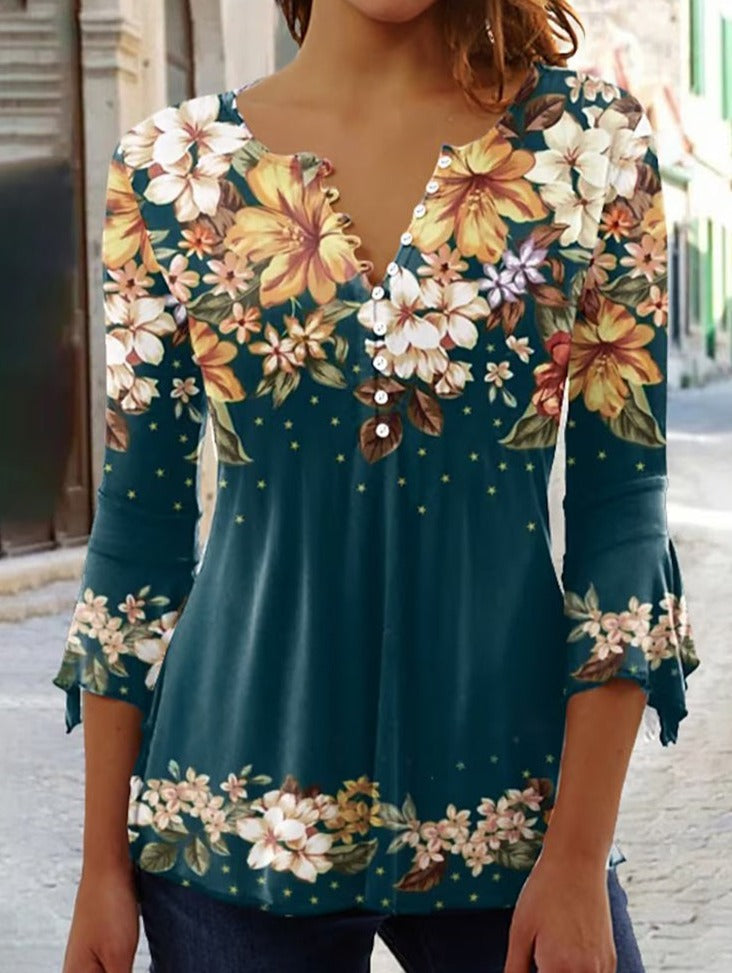 Flora | Fokuspunkt T-shirt z krótkim rękawem