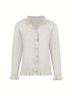 Hanifa – Elegancki Sweter z Guzikami