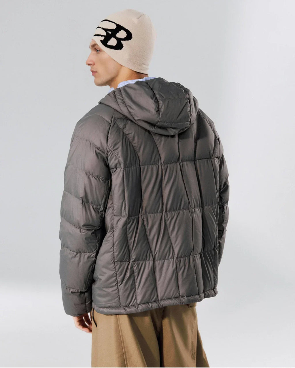 Streetwear Ultra-Lekka Kurtka Puchowa z Kapturem