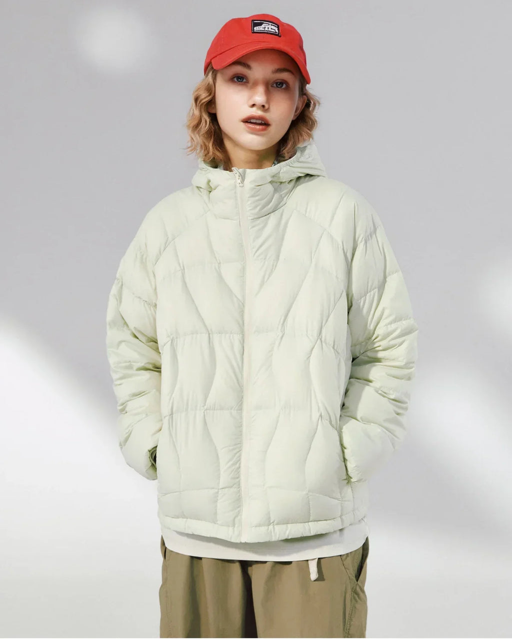 Streetwear Ultra-Lekka Kurtka Puchowa z Kapturem