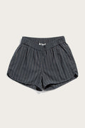 Luca Track Short / Charcoal Stripe