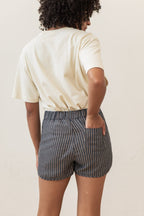 Luca Shorty Sportowe / Denimu w Jodełkę