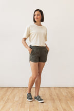 Luca Track Short / Oliwkowy Pasek