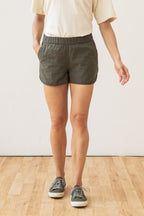 Luca Track Short / Oliwkowy Pasek