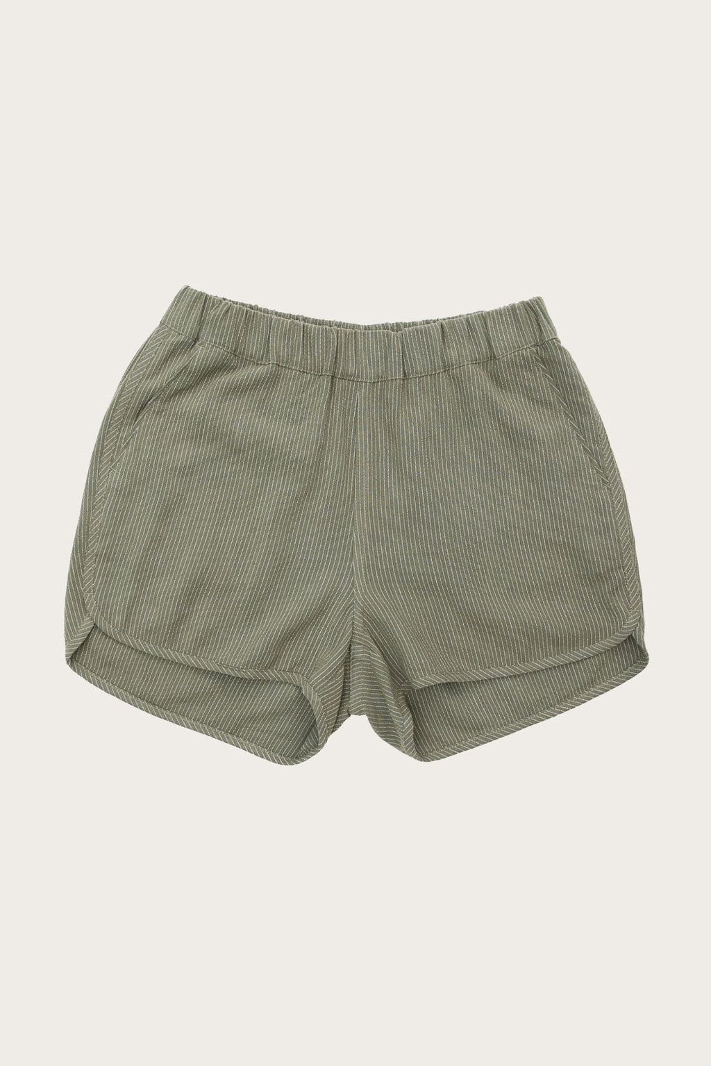 Luca Track Short / Oliwkowy w paski
