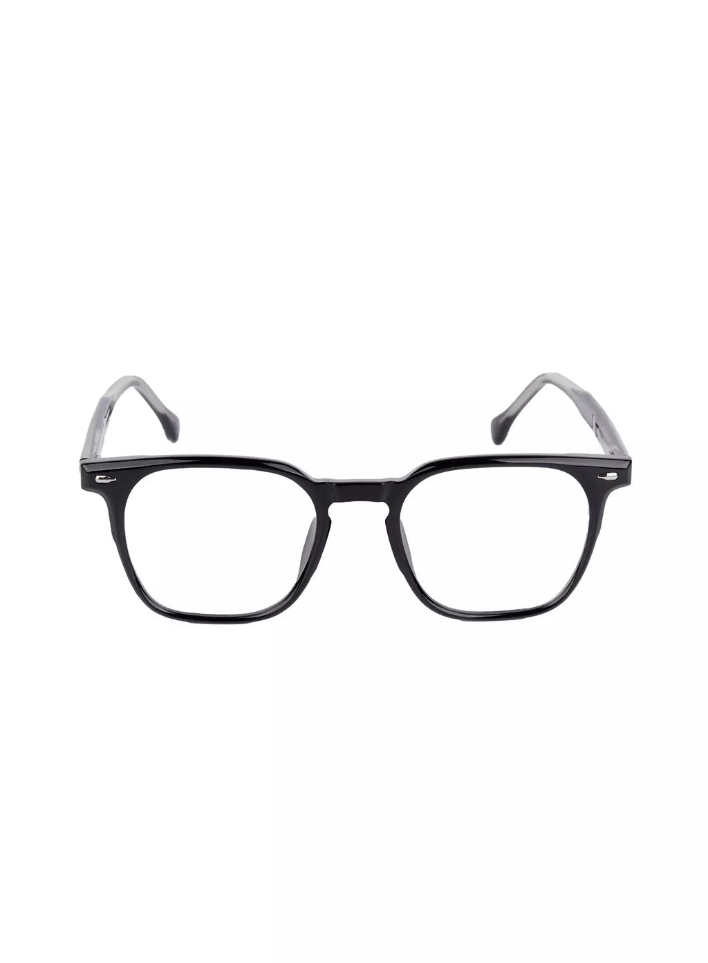 Klasyczne zaokrąglone kwadratowe okulary mody IJ508