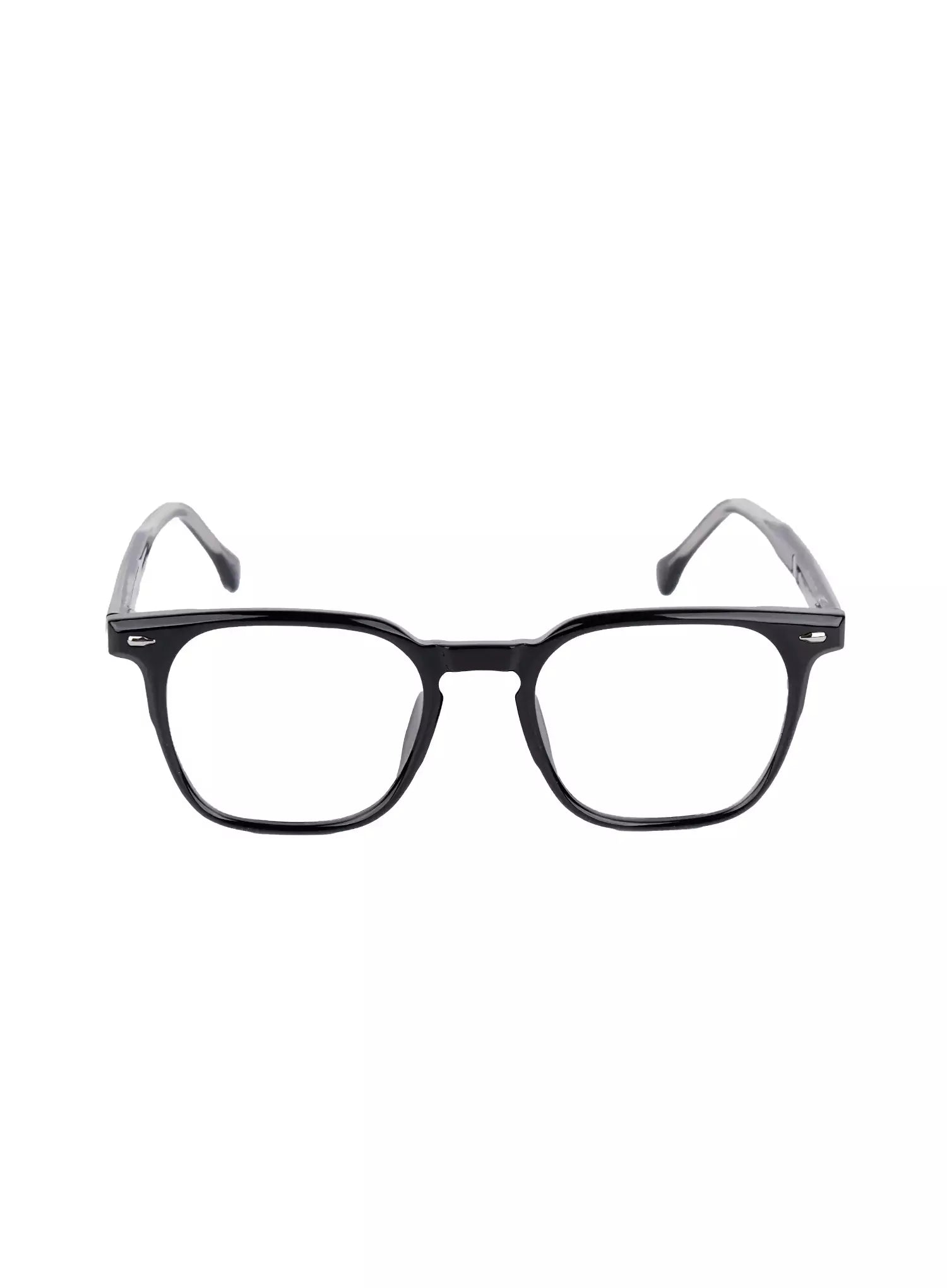 Klasyczne zaokrąglone kwadratowe okulary mody IJ508