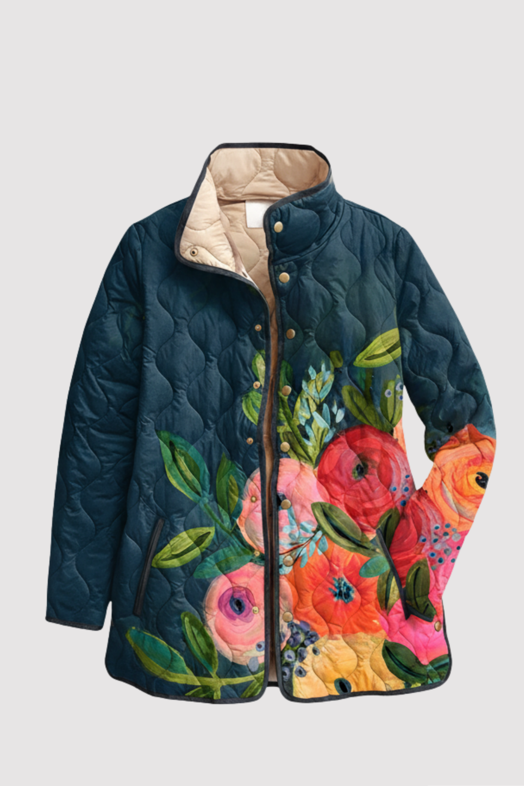 Fleur - Elegancka Vintage-Kurtka