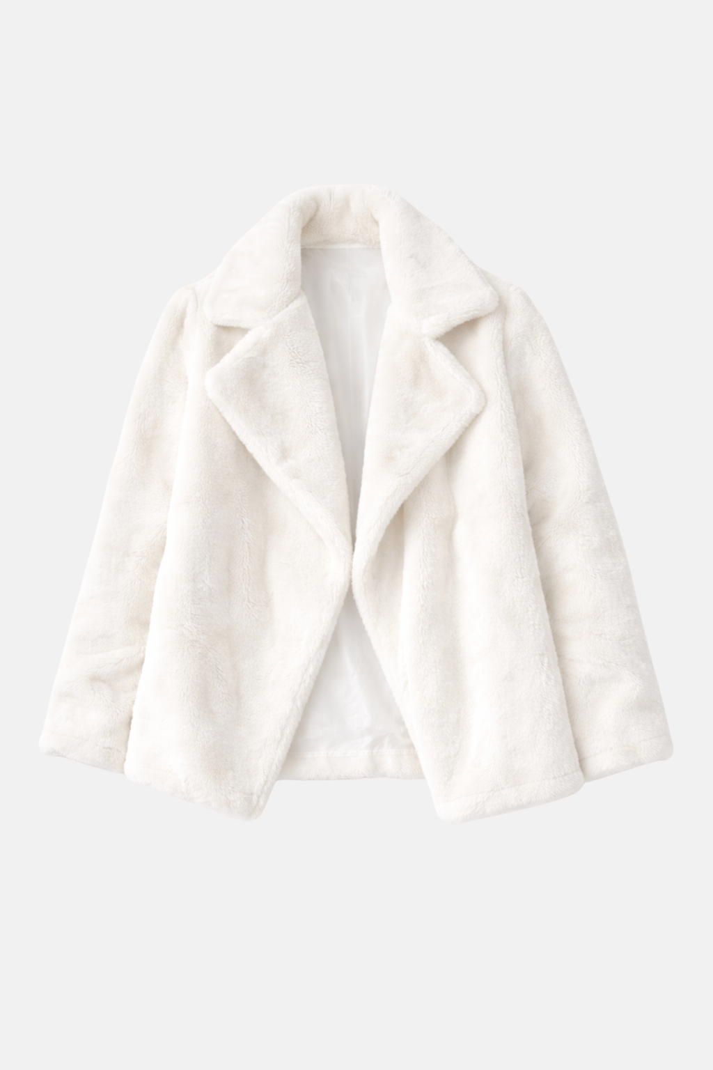 Seraphina | Slim Manteau z fałszywego futra