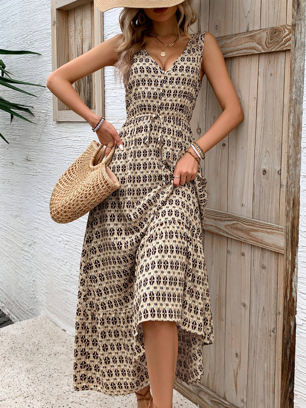 Ashlyn | Sukienka Maxi V-Neck