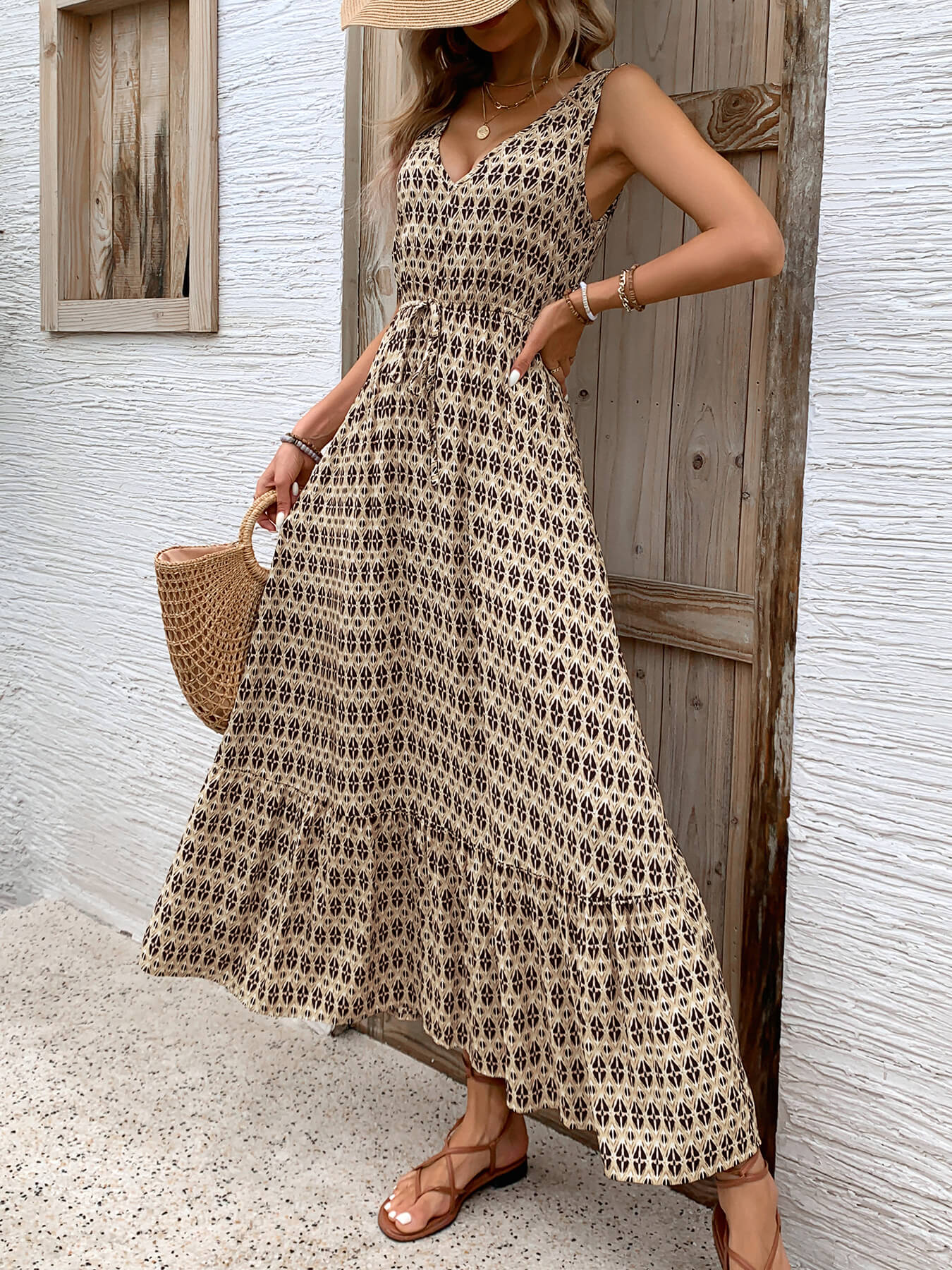 Ashlyn | Sukienka Maxi V-Neck