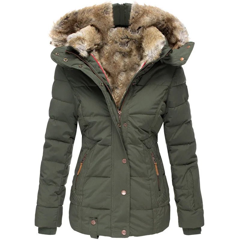 Laura | Zimowa parka z sztucznym futrem
