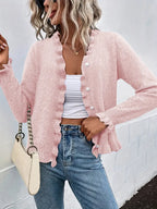 Hanifa – Elegancki Sweter z Guzikami