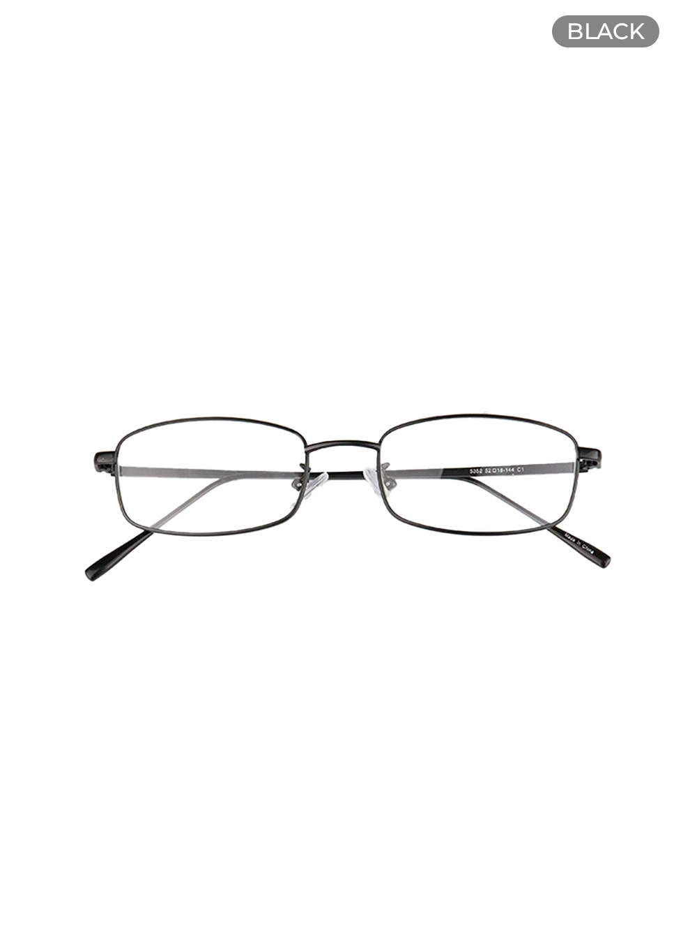 Eleganckie kwadratowe okulary metalowe CL426