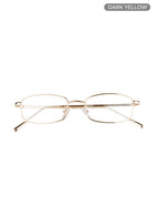 Eleganckie kwadratowe okulary metalowe CL426