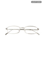 Eleganckie kwadratowe okulary metalowe CL426