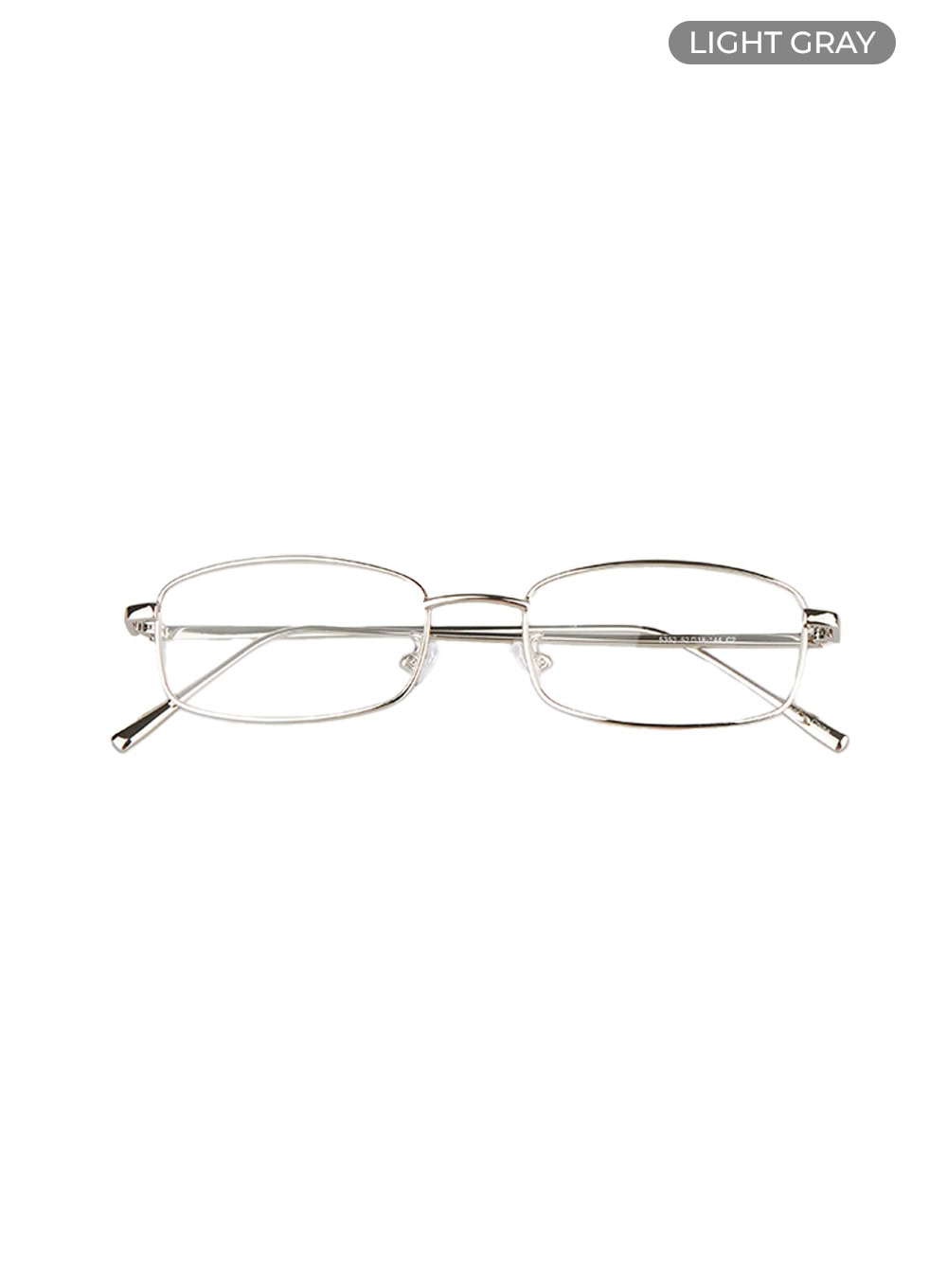 Eleganckie kwadratowe okulary metalowe CL426