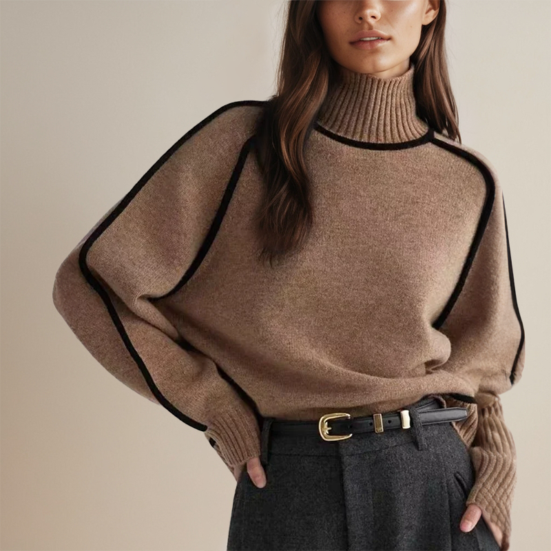 Lara | Sweter damski z golfem