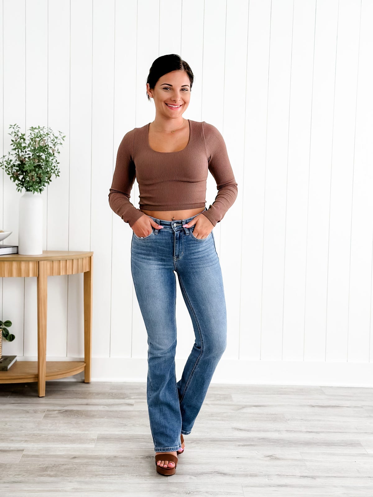 Jennie | Jeans Bootcut z kontrolą brzucha