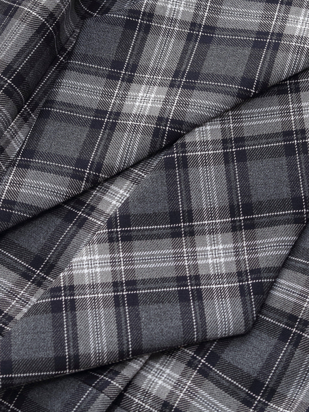 Koszula z Plaid Rękawem i Rozkloszowanym Dołem dla Kobiet