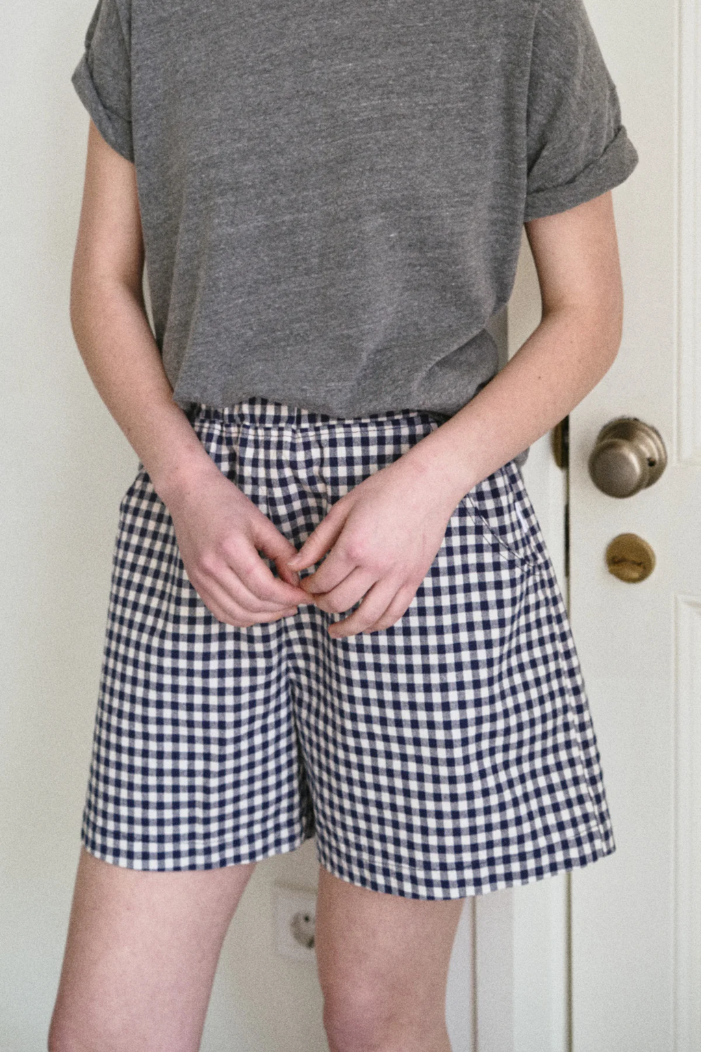 Le Bon Shoppe - City Short / Granatowa Krata