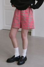 Le Bon Shoppe - City Short / Czerwony Krata