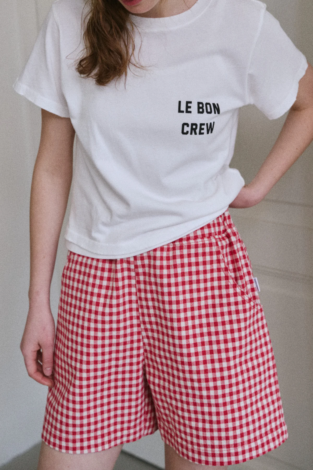 Le Bon Shoppe - City Short / Czerwony Krata