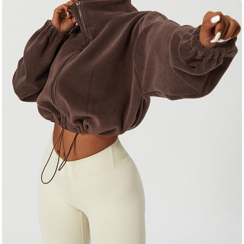 Fuzzy | Casual-Jacke mit Stehkragen
