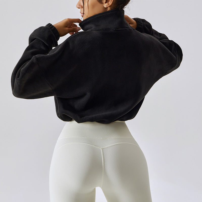 Fuzzy | Casual-Jacke mit Stehkragen